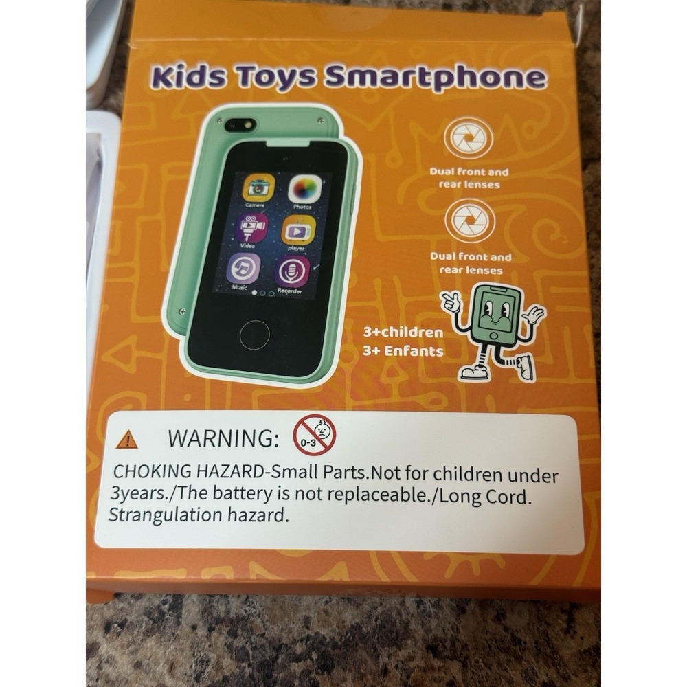 Kids Toy Phone Kids Smart Phone for Toddler Boy Girls Touchscreen Camera Games